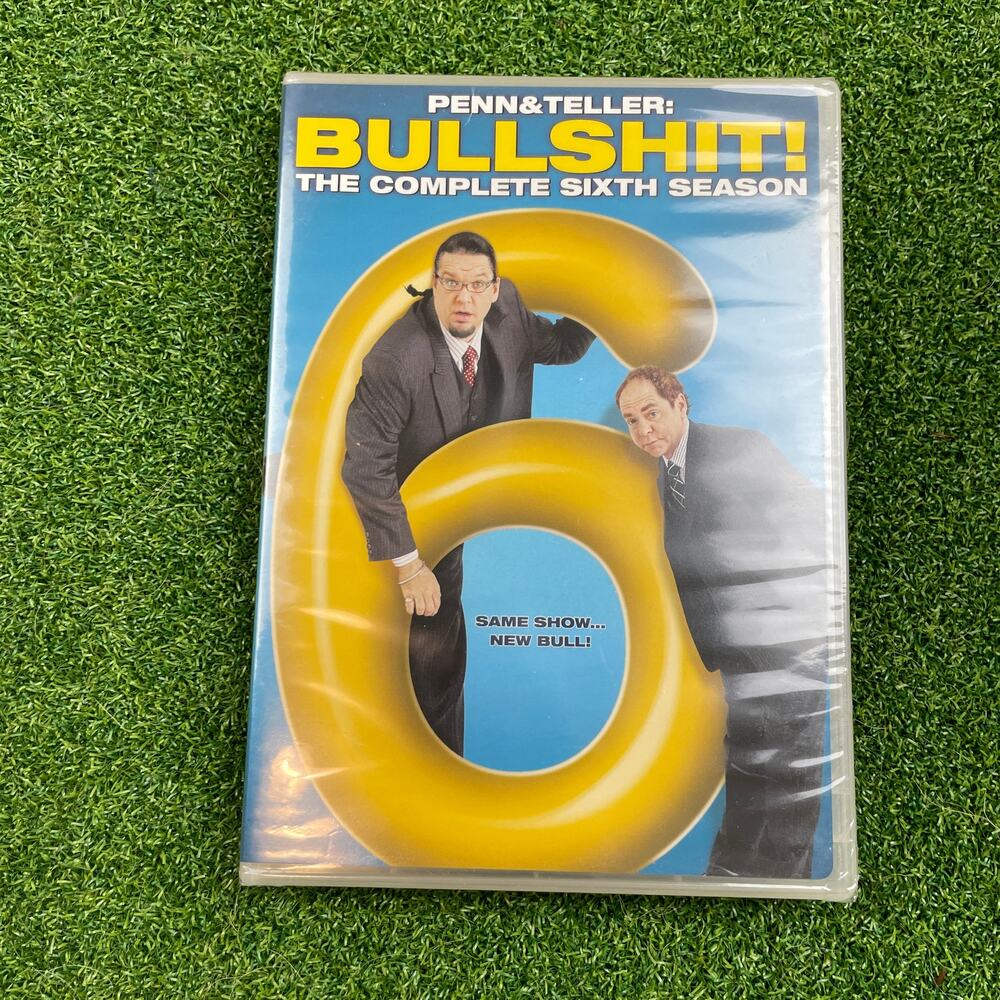 Penn & Teller: Bullshit! The Complete Sixth Season 2 Discs DVD NEW